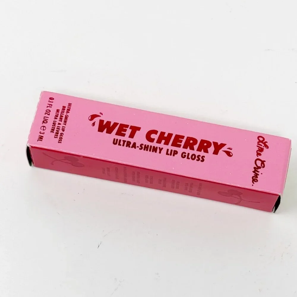 Lime Crime Wet Cherry Ultra Shiny Lip Gloss   CHERRY SLIME  NEW